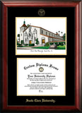 Santa Clara University 10w x 8.h Gold Embossed Diploma Frame with Campus Images Lithograph
