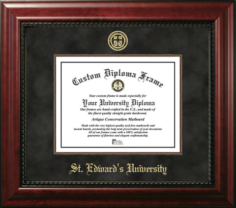 St. Edward's University 11w x 8.5 h Executive Diploma Frame