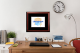 University of Tennessee, Chattanooga Academic Framed Lithograph