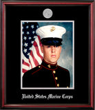 Marine 8x10 Portrait Petite Frame with Silver Medallion