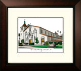 Santa Clara University Legacy Alumnus Framed Lithograph