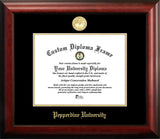 Pepperdine University 11w x 8.5h Gold Embossed Diploma Frame