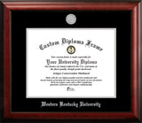 University of Texas, El Paso 11w x 8.5h Silver Embossed Diploma Frame