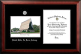United States Air Force Academy 10w x 14h Silver Embossed Diploma Frame with Campus Images Lithograph