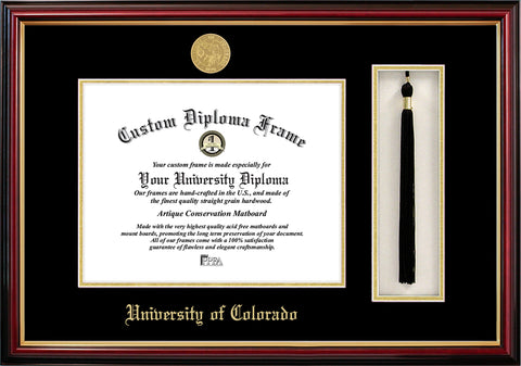 University of Colorado, Boulder Tassel Box and Diploma Frame