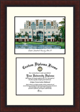 Florida International University 11w x 8.5h Legacy Scholar Diploma Frame