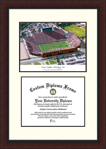 University of Iowa 11w x 8.5h Legacy Scholar Diploma Frame