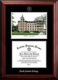 University of Missouri 8.5w x 11h Silver Embossed Diploma Frame with Campus Images Lithograph