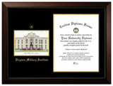 Virginia Military Institute 15.75w x 20h Legacy Scholar Diploma Frame
