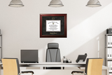 The Citadel 16w x 20h Executive Diploma Frame