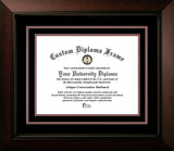 Florida State University 14w x 11h Black and Maroon  Diploma Frame