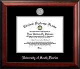 University of South Florida 11w x 8.5h Silver Embossed Diploma Frame
