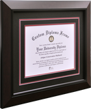 Louisiana State University Tigers 11w x 8.5h Black and Purple  Diploma Frame