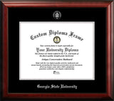 Georgia State University 17w x 14h Silver Embossed Diploma Frame