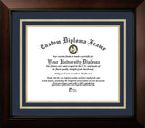 Georgia Institute of Technology 17w x 14h Black and Gold Diploma Frame