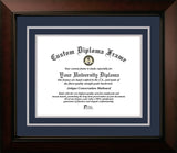 Georgia Southern 15w x 12h Blue and Gray Diploma Frame