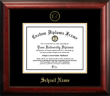 University of California, Irvine 8.5 x 11 Gold Embossed Diploma Frame