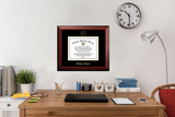 Marine Certificate Walnut Frame Gold  Medallion