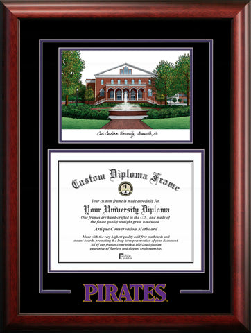 East Carolina University 14w x11h  Spirit Graduate Diploma Frame
