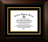 Copy of University of Iowa Hawkeyes 11w x 8.5h Black and Amber  Diploma Frame