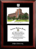 University Central Missouri 8.5w x 11h Silver Embossed Diploma Frame with Campus Images Lithograph