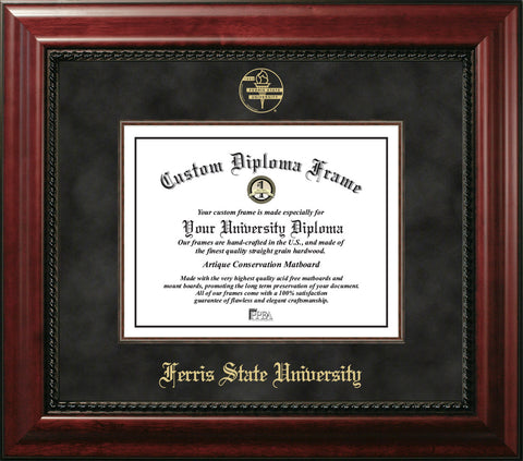 Ferris State 11"w X 8.5h Executive Diploma Frame