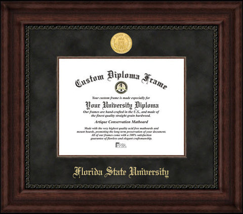 Florida State 14w x 11h Executive Diploma Frame