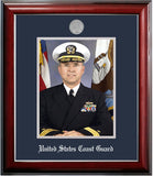 Coast Guard 8x10 Portrait Classic Frame with Silver Medallion