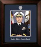 Coast Guard 8x10 Portrait Legacy Frame with Silver Medallion