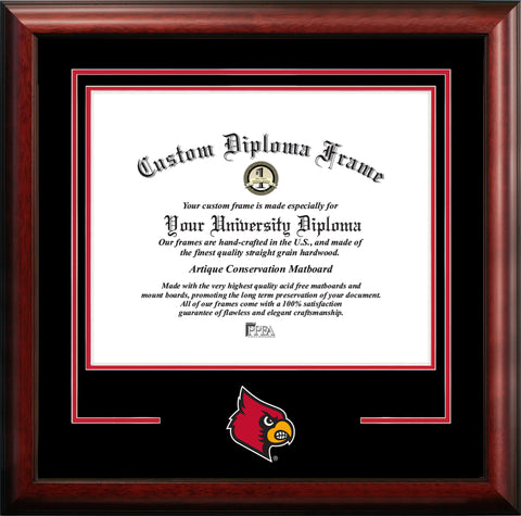 University of Louisville Cardinals 17w x 14h Spirit Diploma Frame