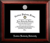 Eastern Kentucky University 11w x 8.5h Silver Embossed Diploma Frame