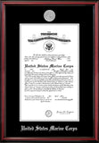 Marine Certificate Petite Frame with Silver Medallion