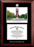 Louisiana Tech University 11w x 8.5h Silver Embossed Diploma Frame with Campus Images Lithograph