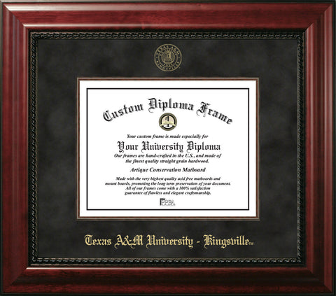 Texas A&M Kingsville University 14w x 11h  Executive Diploma Frame