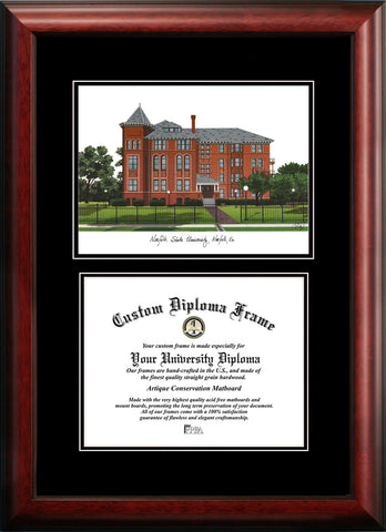 Norfolk State University 11w x 8.5h Diplomate Diploma Frame