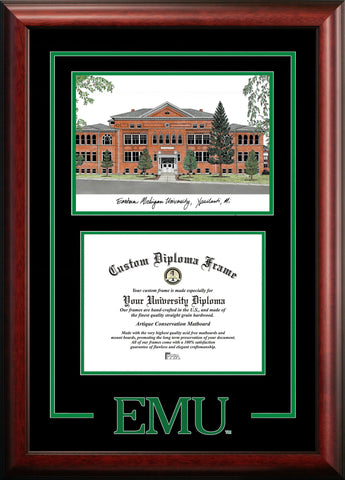 Eastern Michigan University 10w x 8h Spirit Graduate Frame