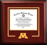 University of Minnesota Golden Gophers 11w x 8.5h Spirit Diploma Frame