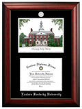 The Citadel 16w x 20h Silver Embossed Diploma Frame with Campus Images Lithograph