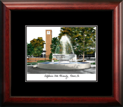 Cal State Fresno Academic Framed Lithograph
