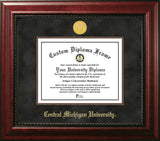Central Michigan University 11w x 8.5h Executive Diploma Frame