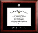 Wake Forest University 14w x 11h Silver Embossed Diploma Frame