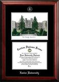 Washington State University 14w x 11h Silver Embossed Diploma Frame with Campus Images Lithograph