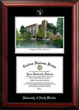 Massachusetts Institute of Technology 11.75w x 9.25h Silver Embossed Diploma Frame with Campus Images Lithograph