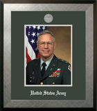 Army 8x10 Portrait Honors Frame with Silver Medallion
