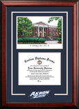 University of Akron Zips 11w x 8.5h Spirit Graduate Diploma Frame with Campus Images Lithograph