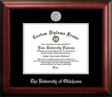 University of Oklahoma 11w x 8.5h Silver Embossed Diploma Frame