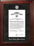 Marine Certificate Executive Frame with Silver Medallion