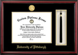 University of Pittsburgh 11w x 8.5h Tassel Box and Diploma Frame