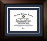 Penn State Nittany Lions 11w x 8.5h Navy and White  Diploma Frame