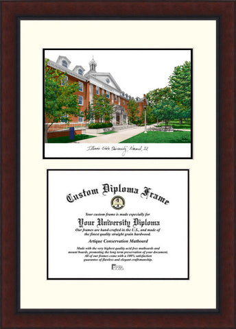 Illinois State 11w x 8.5h Legacy Scholar Diploma Frame